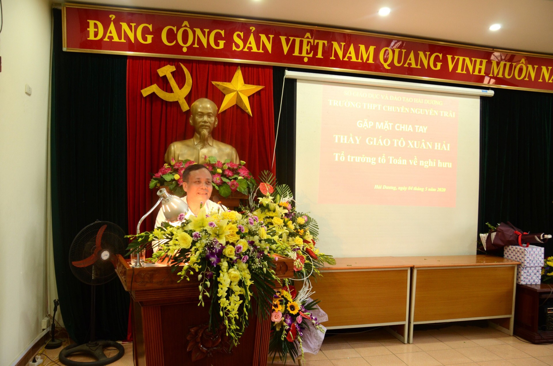 Thầy Tô Xuân Hải chia sẻ cảm xúc của mình